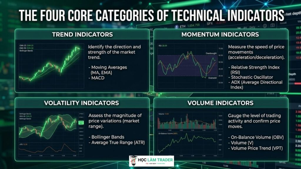 Technical Indicators Trading: A Practical Guide to Reading Markets With Clarity Four Core Categories of Technical Indicators