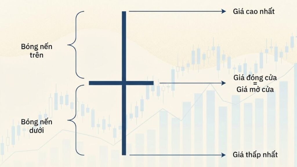 Nến Doji: Ý nghĩa, các loại, cách giao dịch đúng nen doji