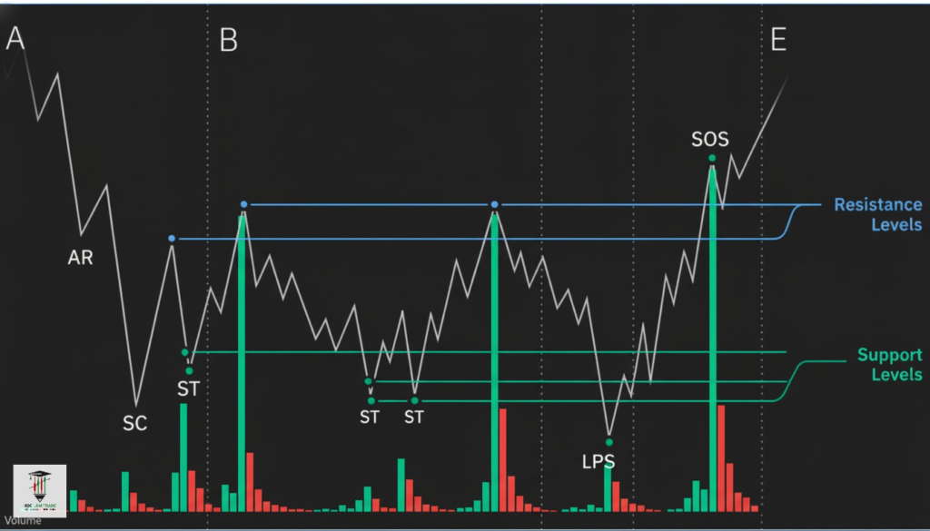 Wyckoff Pharse B: Giai Đoạn Markup Đánh Dấu Giá image 15