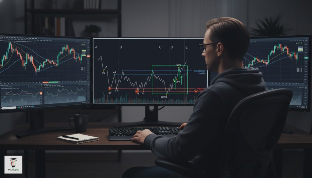 Wyckoff Pharse B: Giai Đoạn Markup Đánh Dấu Giá Áp Dụng Wyckoff Vào Giao Dịch