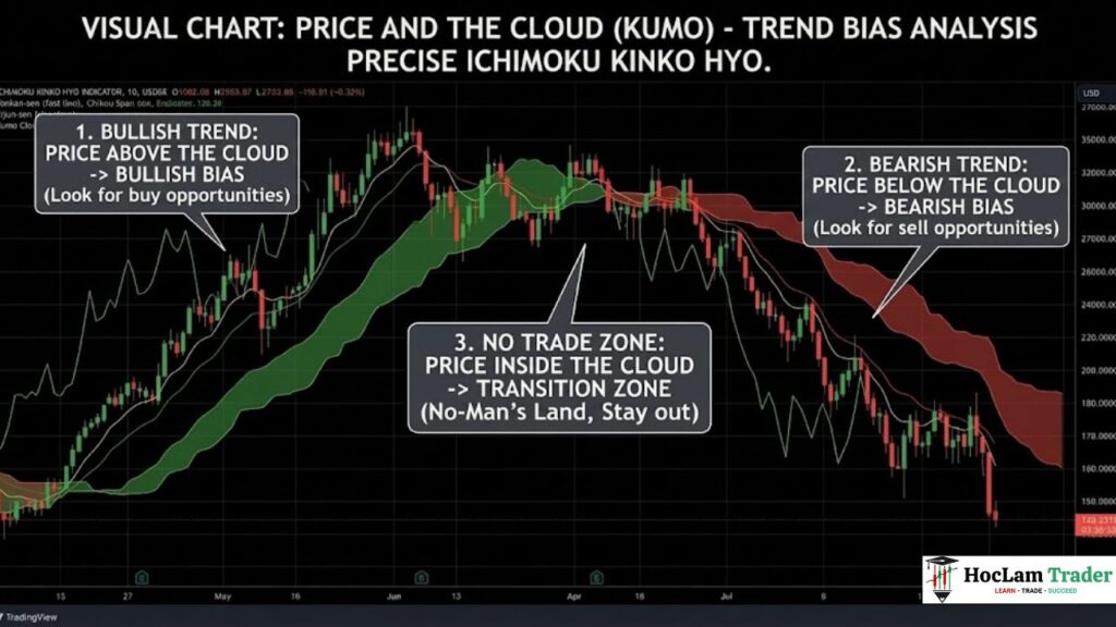 Ichimoku Cloud Strategy: Kumo, Trend Bias & Entries Reading Trend Bias Through the Kumo