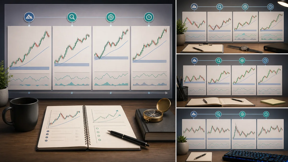 Forex Timeframes: Choosing Context and Entry Charts Examples of best forex timeframe combinations for swing trading day trading intraday trading and scalping