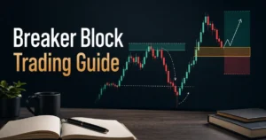 Breaker Block Trading Guide thumbnail showing a failed order block flipping into a breaker block point of interest