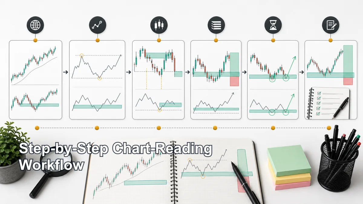 How to Draw Malaysian SNR Levels Step by Step Step by step MSNR level drawing workflow from higher timeframe to line chart, candle body zone and journal review