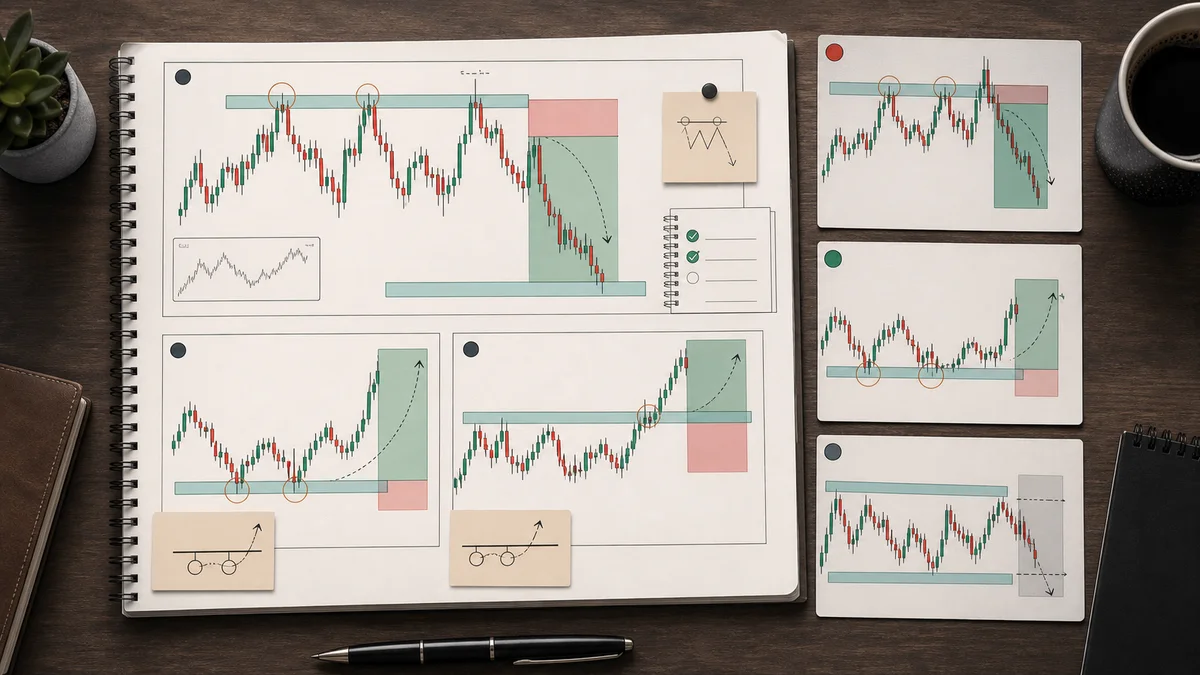 Equal Highs and Equal Lows Trading Guide Codex AI image showing examples of equal highs and equal lows with bearish sweep, bullish reclaim, breakout acceptance, and invalidation zones