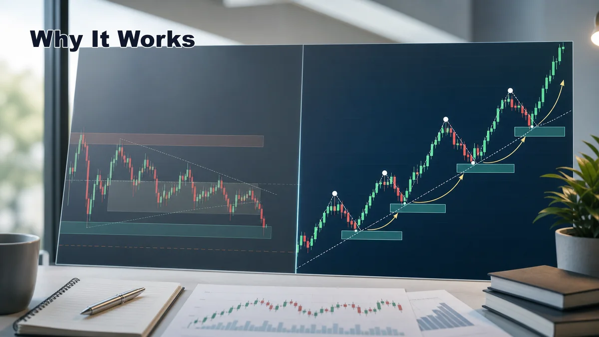 Higher Highs and Higher Lows Explained Why higher highs and higher lows work by showing buyer control, pullback defense, and trend continuation