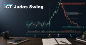 Codex AI thumbnail for ICT Judas Swing with false session move, liquidity sweep, market structure shift, fair value gap, and risk planning