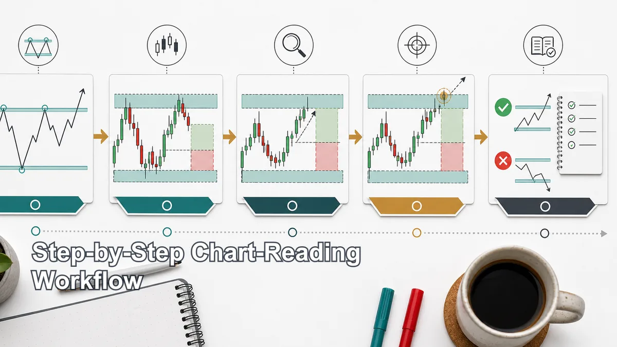 Line vs Candlestick Charts for MSNR Levels MSNR workflow moving from line chart structure to candlestick zone refinement, trigger, invalidation and review