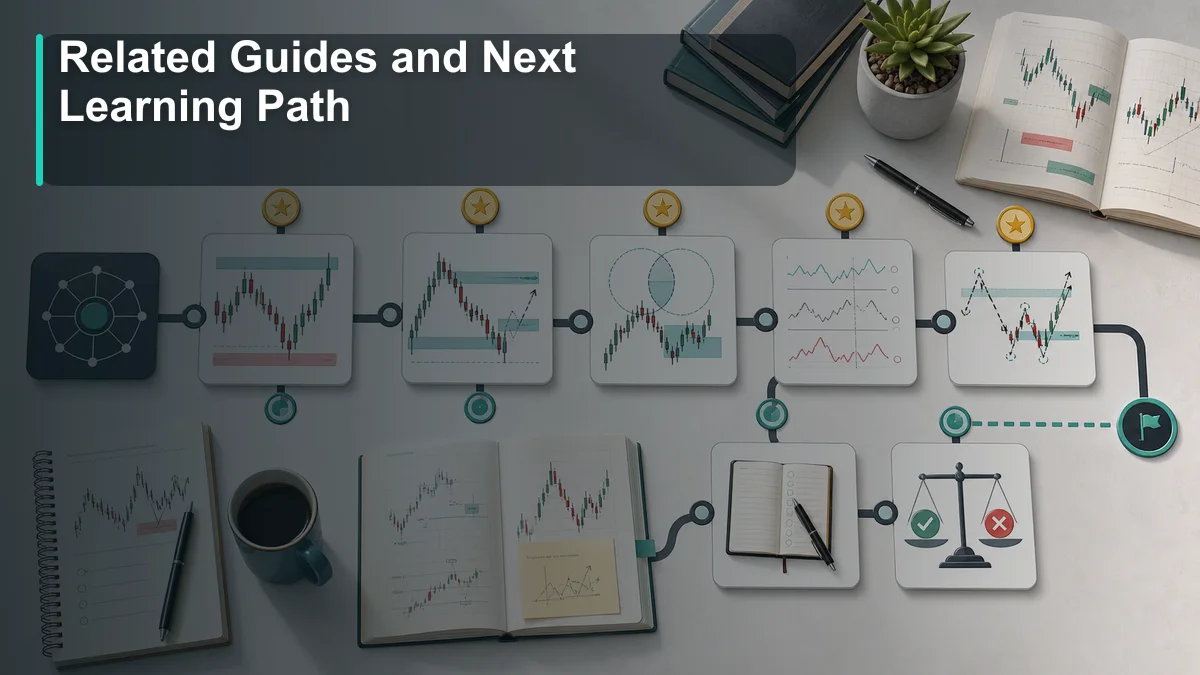 Liquidity in Trading: Complete Guide Related guides and next learning path for liquidity in trading linking smart money, market structure, ICT, multi-timeframe analysis, price action, journaling, and risk management