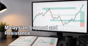 Malaysian support and resistance chart showing close-open MSNR zones, fresh levels and risk planning