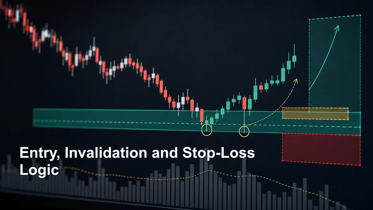 Malaysian Support and Resistance: The Core MSNR Zone Framework MSNR support zone with entry reaction, invalidation box and stop-loss area for risk-first trading