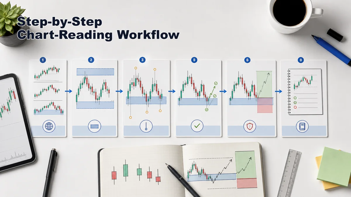 How MSNR Uses Close and Open Prices Instead of Random Wick Lines Codex AI image showing a step by step workflow for reading MSNR close open levels
