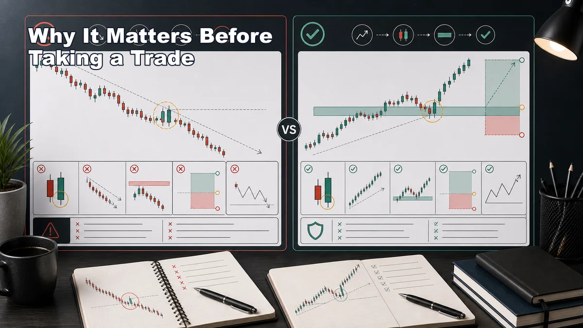 MSNR Engulfing Strategy: Rules, Filters and Failure Codex AI image showing why MSNR engulfing candle matters before trade entry with trend bias and SNR zone filters