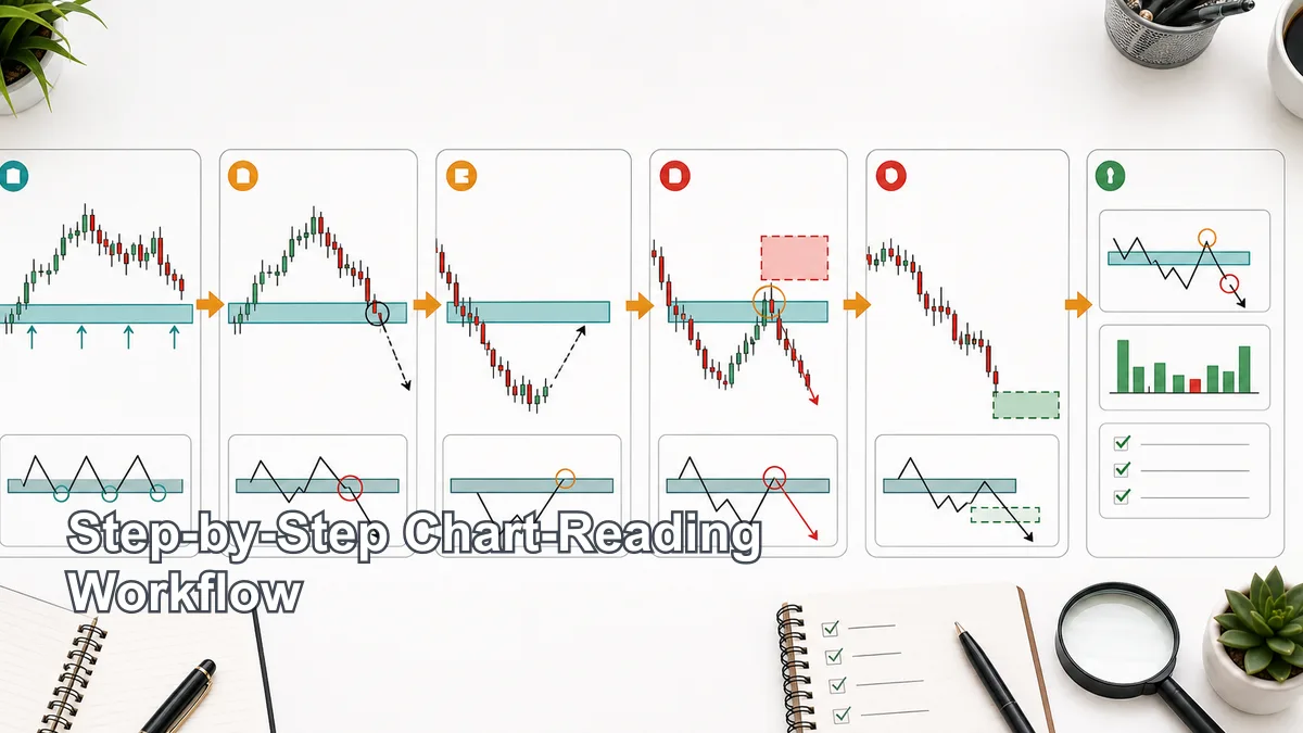 Support Becomes Resistance: MSNR Role Reversal Step by step MSNR support becomes resistance workflow from support zone to breakdown, retest, rejection and review