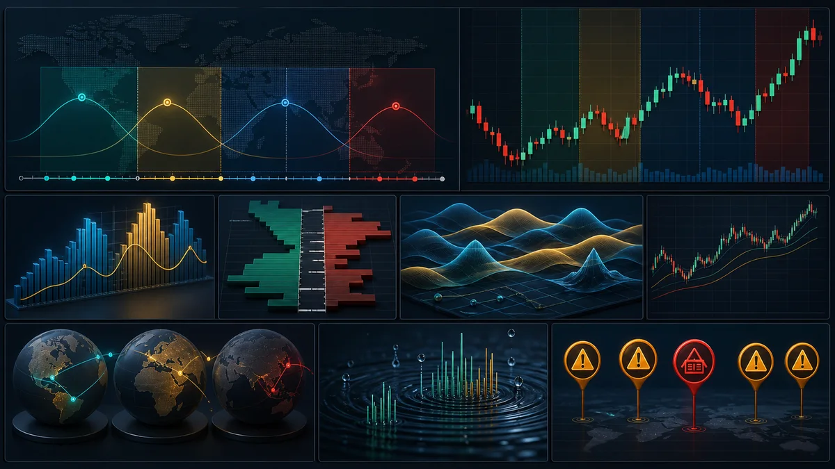 Trading Sessions: Complete Guide for Forex Traders Core principles of trading sessions including liquidity volatility session overlaps spreads and news risk