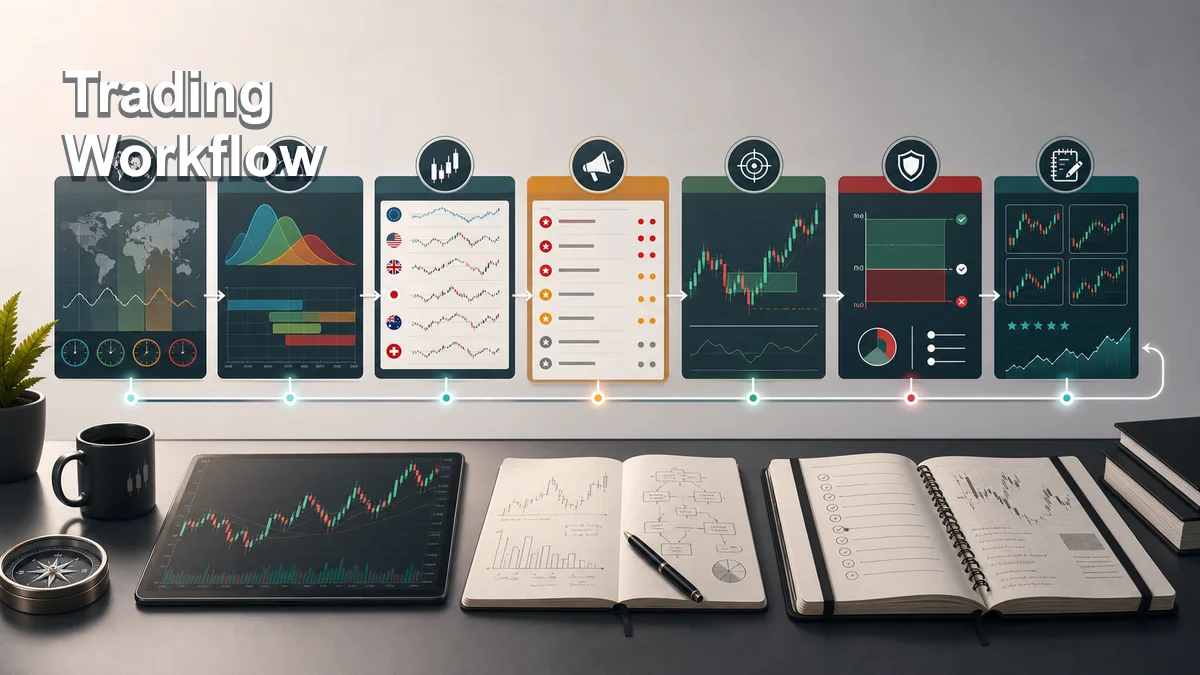 Trading Sessions: Complete Guide for Forex Traders A practical trading sessions workflow from market context to session selection news filter setup trigger risk plan and review