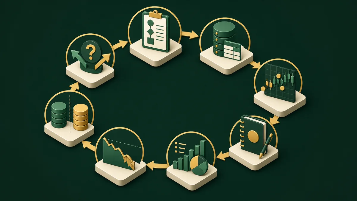 Cách backtest chiến lược trading từng bước, không nhìn trước dữ liệu Quy trình tám bước kiểm tra một chiến lược trên dữ liệu lịch sử