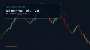 Biểu đồ mô hình Vai Đầu Vai với vai trái đầu vai phải và đường cổ