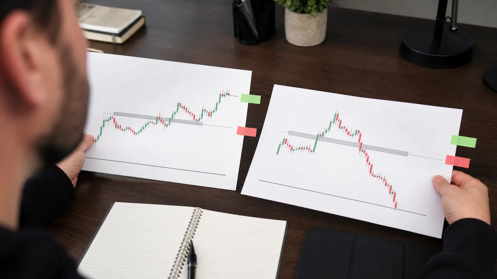 Mitigation trong trading là gì? Cách đọc khi giá quay lại vùng Hai biểu đồ so sánh mitigation hợp lệ và vùng bị vô hiệu