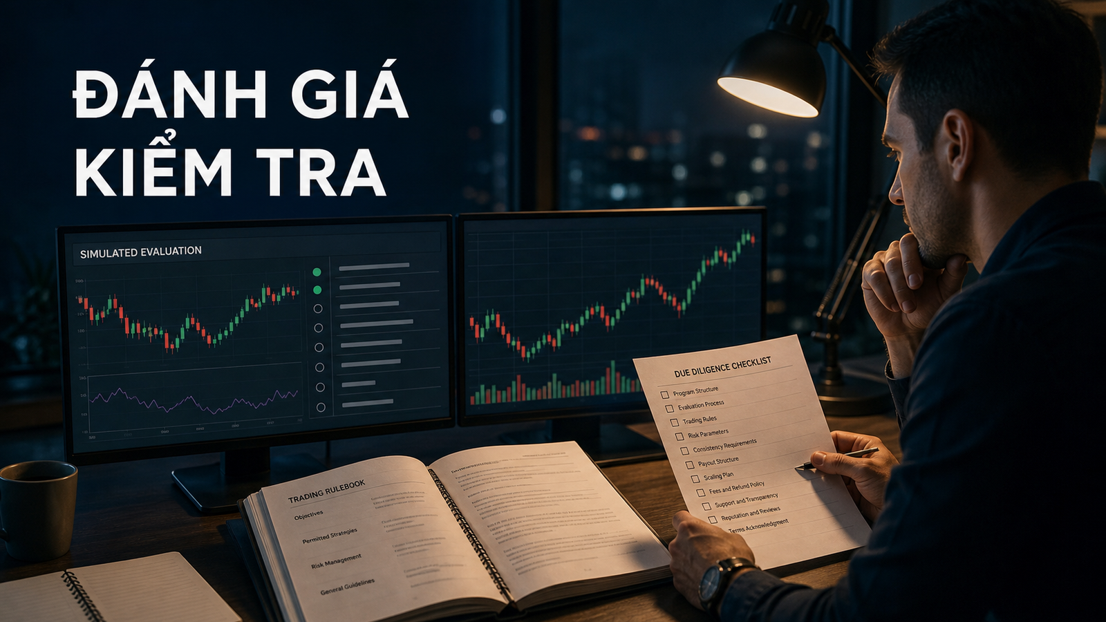 FundingPips Review: Rules, Simulation and Due Diligence Trader reviewing FundingPips rules and terms