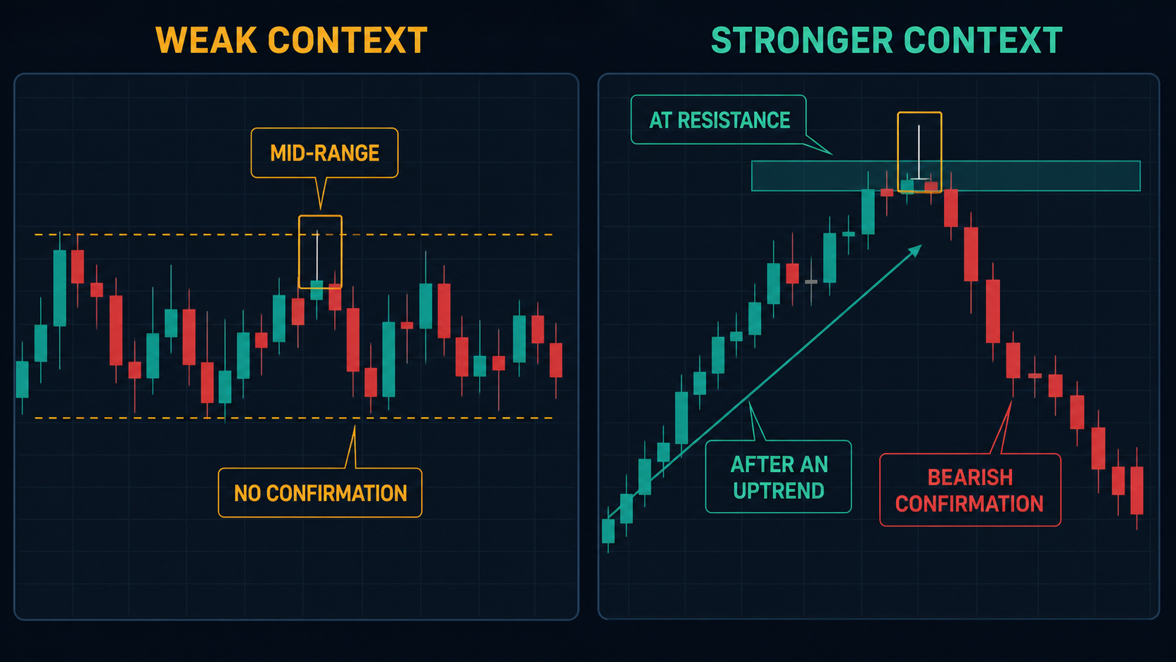 Gravestone Doji Candlestick: Meaning, Confirmation and Risk Weak versus stronger Gravestone Doji context
