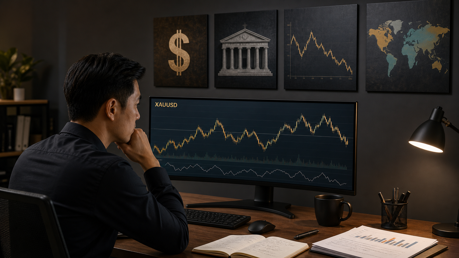 Tin tức nào ảnh hưởng đến giá vàng? Cách đọc lịch kinh tế Trader đọc các nhóm thông tin kinh tế trước khi phân tích XAUUSD